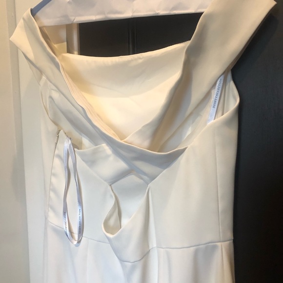 White Dessy Dress - Picture 2 of 2